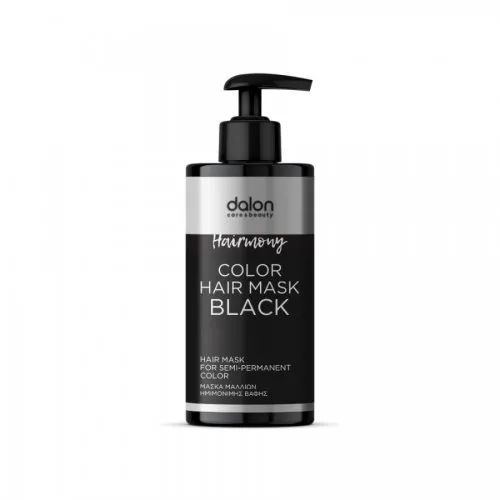 Dalon Hairmony Χρωμομάσκα Μαλλιών Μαύρη 300ml