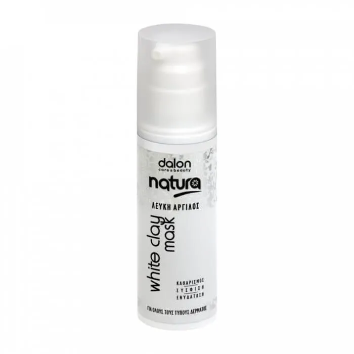 Dalon Natura Μάσκα Λευκής Αργίλου 150ml