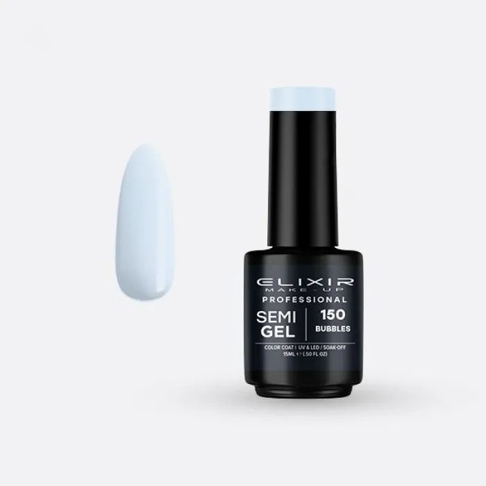 Elixir Make Up Semigel Color Coat Soak Off 150 Bubbles 15ml