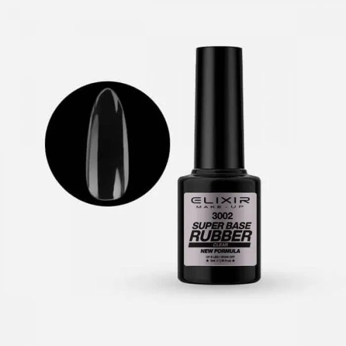 Elixir Ημιμόνιμο Βερνίκι New Formula 5ml 3002-Super Rubber Base Coat