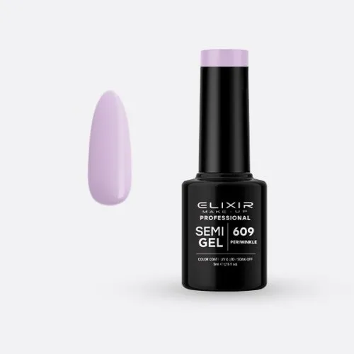 Elixir Make Up Semigel Color Coat Soak Off 609 Periwinkle 5ml