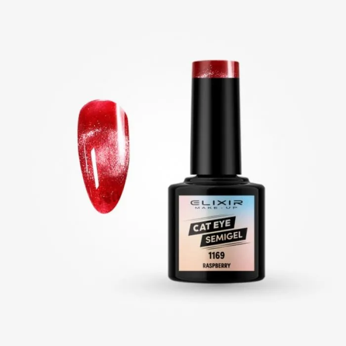 Elixir Cat Eye Semigel 8ml 1169 - Rasberry