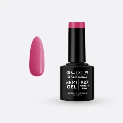 Elixir Make Up Semigel Color Coat Soak Off 927 French Pink 8ml