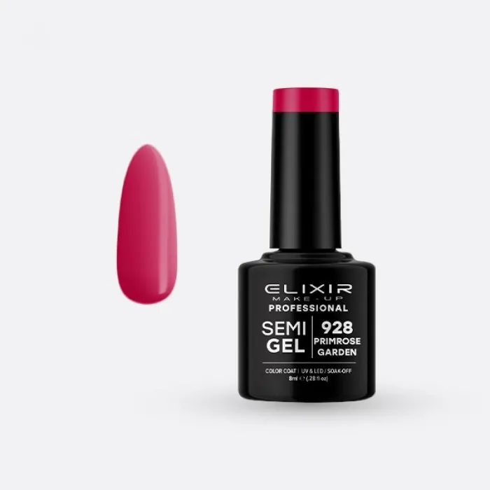 Elixir Make Up Semigel Color Coat Soak Off 928 Primrose Garden 8ml