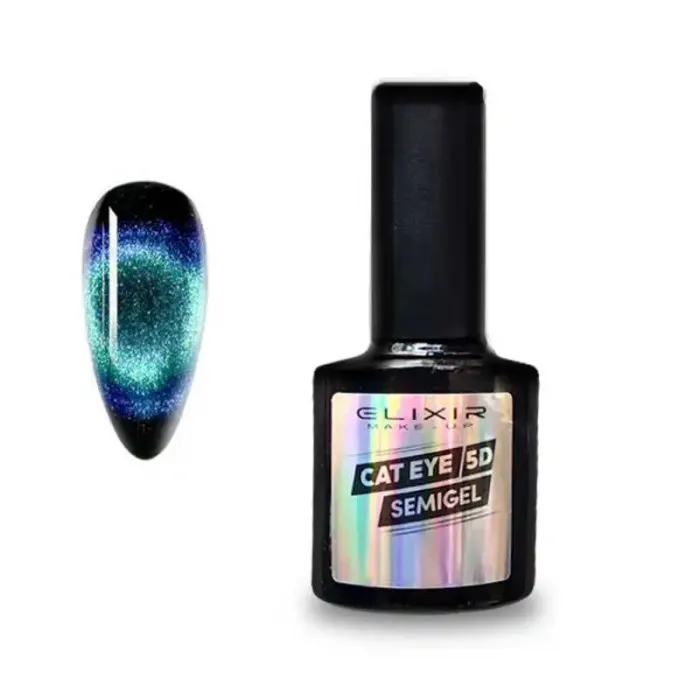 Elixir Cat Eye Semigel 8ml 1159 - Green Cat