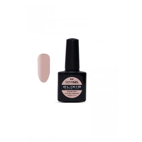 Elixir Make Up Semigel Color Coat Soak Off 816 Oyster 8ml
