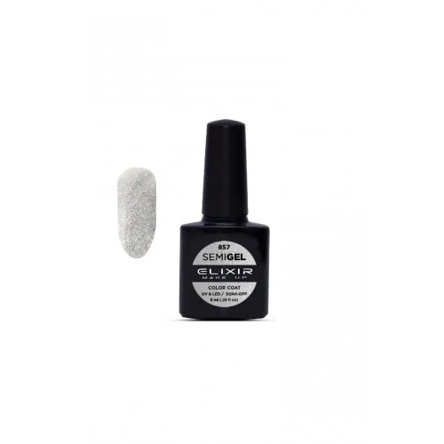Elixir Make Up Semigel Color Coat Soak Off 857 Multi Transparent 8ml