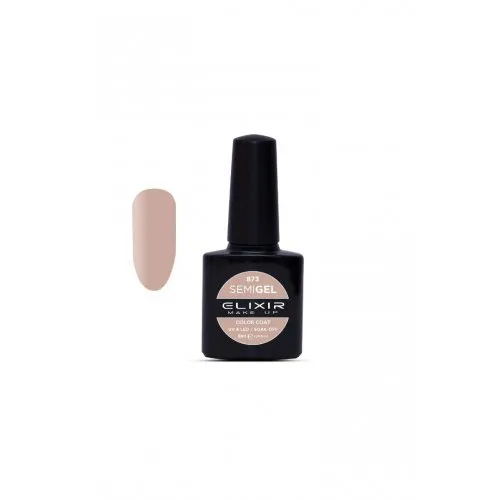 Elixir Make Up Semigel Color Coat Soak Off 873 Almond 8ml