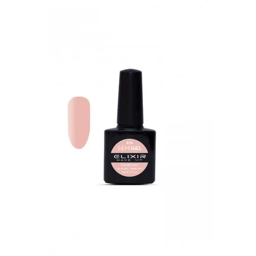 Elixir Make Up Semigel Color Coat Soak Off 876 Pale Pink 8ml
