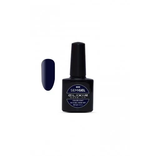 Elixir Make Up Semigel Color Coat Soak Off 899 Catalina Blue 8ml