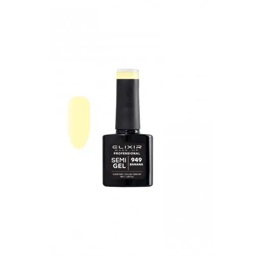 Elixir Make Up Semigel Color Coat Soak Off 949 Banana 8ml