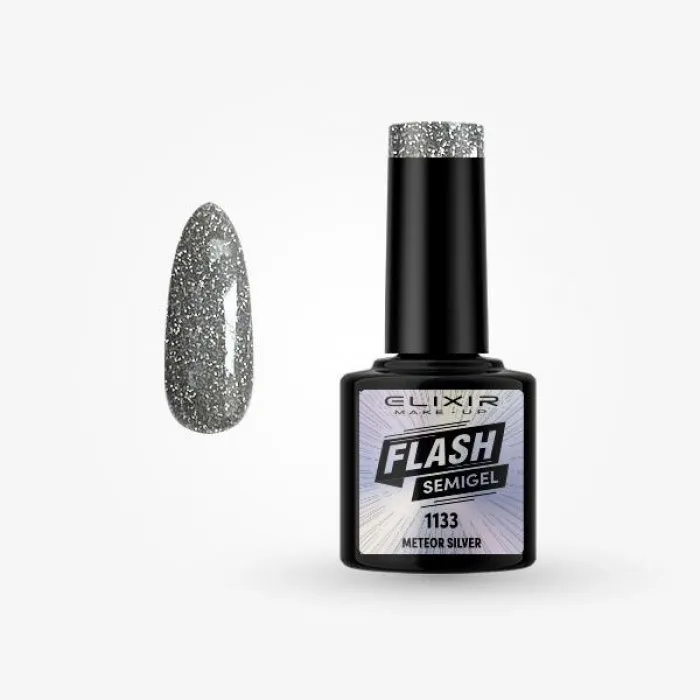 Elixir Flash Semigel 8ml 1133 - Meteor Silver