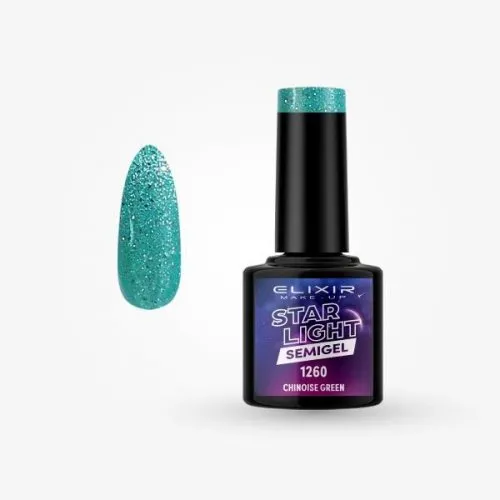 Elixir Star Light Diamond Semigel 8ml 1260 - Chinoise Green
