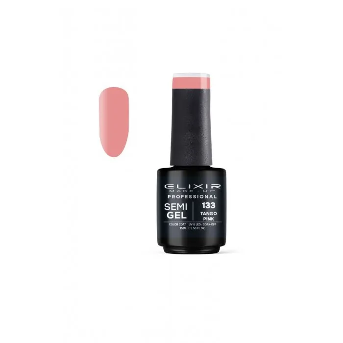 Elixir Make-Up Pro. Semigel 15ml 133 Tango Pink