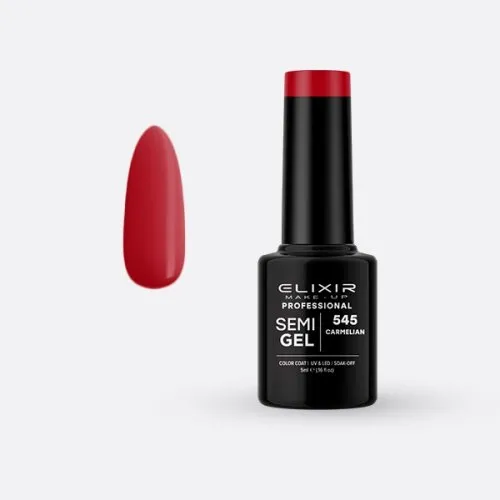 Elixir Make Up Semigel Color Coat Soak Off 545 Carmelian 5ml