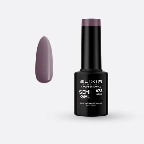 Elixir Make Up Semigel Color Coat Soak Off 673 Dove 5ml