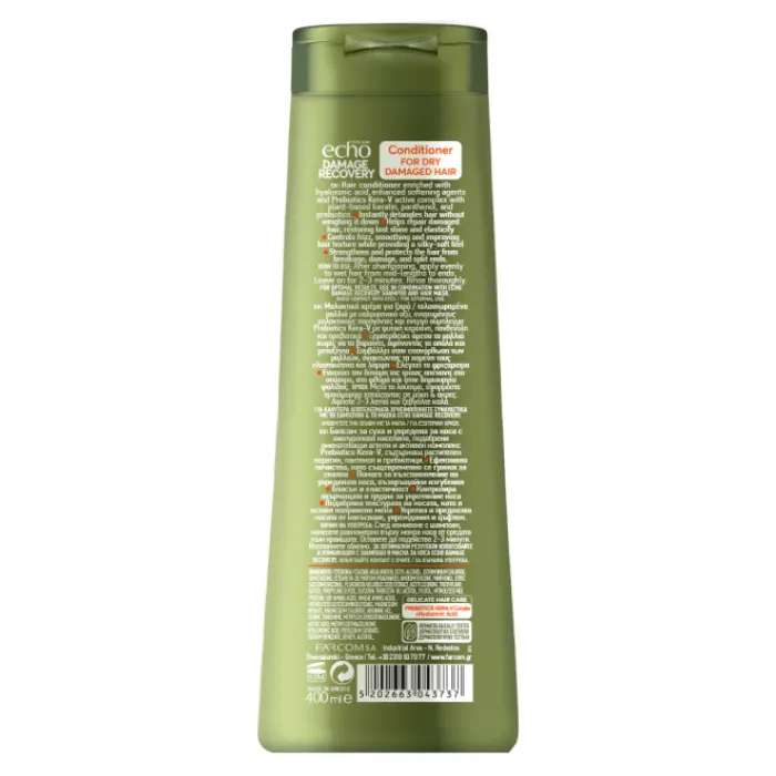 ECHO Γαλάκτωμα Μαλλιών Damage Recovery 400ML