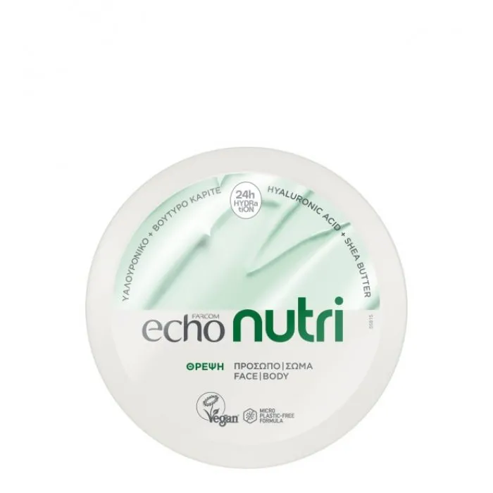 ECHO Nutri Κρέμα για Πρόσωπο Σώμα 200ml