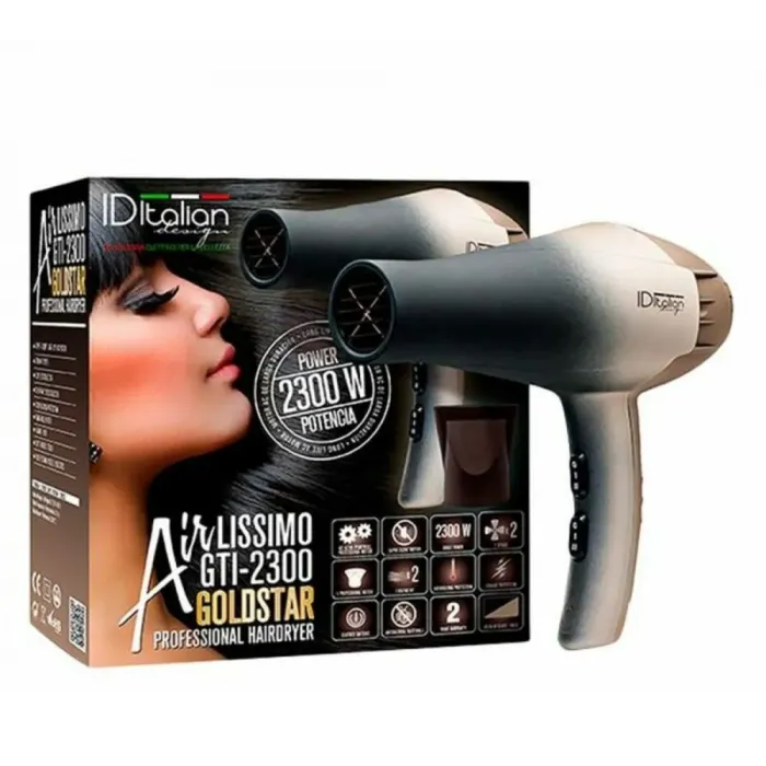 Πιστολάκι Μαλλιών ID Italian Design Airlissimo GTI 2300 Goldstar