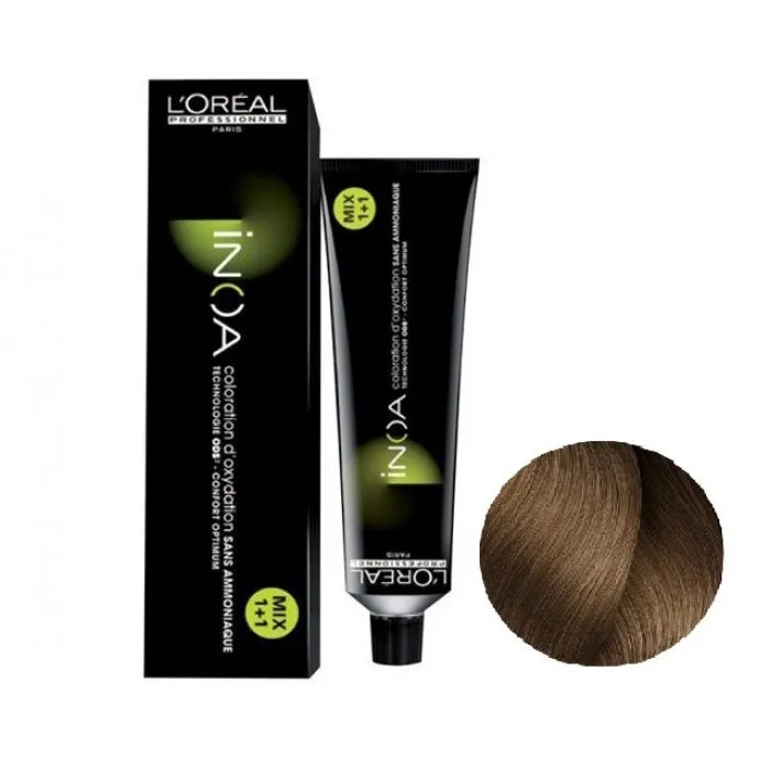 L'Oreal Inoa 8.12 Ξανθό Ανοιχτό Σαντρέ Ιριζε Βαφή Μαλλιών - 60γρ