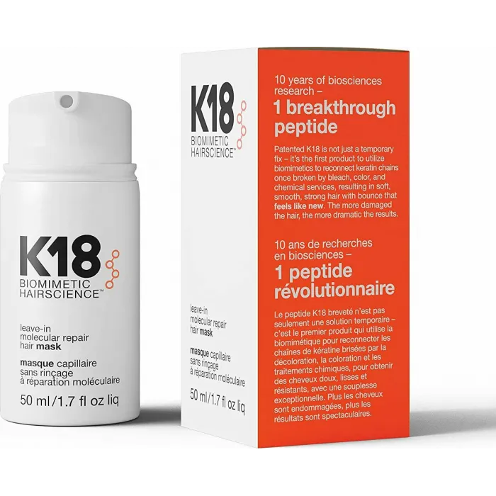 K18 Leave-in Molecular Repair Μάσκα Μαλλιών για Ενυδάτωση 50ml