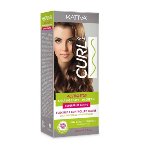 Kativa Keep Curl Activator Shaping Leave In Cream 200ml – Κρέμα Ενεργοποίησης Κυματισμών στα Μαλλιά