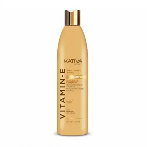 Kativa Biotina & Bamboo Vitamin E Shampoo 355ml – Σαμπουάν Ενυδάτωσης Για Όλους Τους Τύπους Μαλλιών