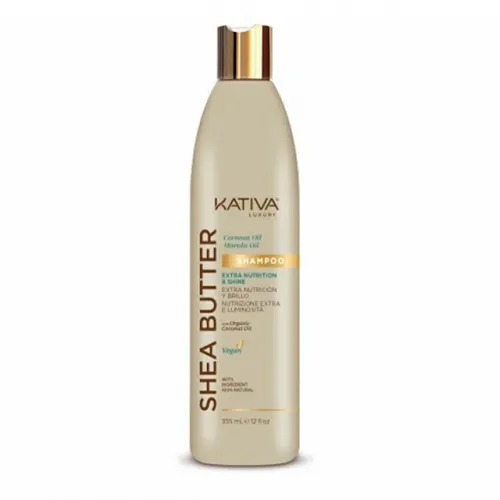 Kativa Shea Butter Coconut Marula Oil Shampoo 355ml – Σαμπουάν Αναδόμησης  Και Θρέψης Για Όλους Τους Τύπους Μαλλιών