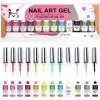 Mobray Nail Art Gel 12 Colors