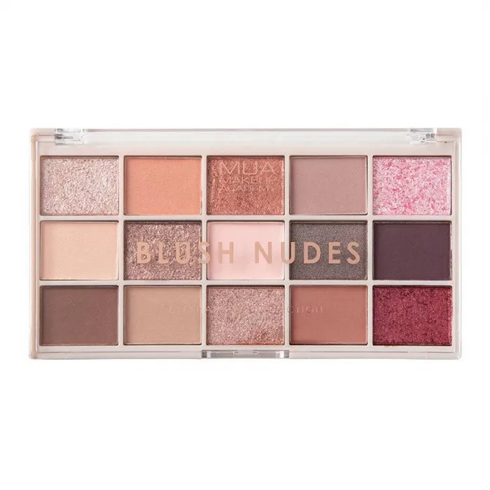 MUA Blush Nudes 15 Shade Eyeshadow Palette