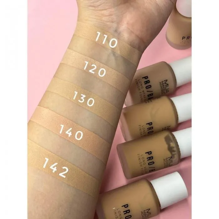 MUA Pro Base Long Wear Matte Finish Foundation 142 30ml