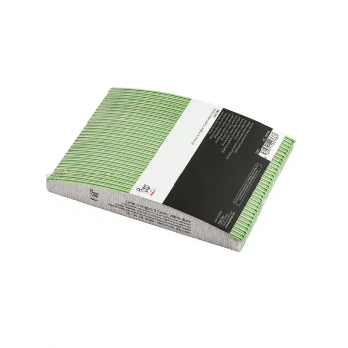 Peggy Sage Λίμα Νυχιών Μισοφέγγαρο Zebra 100/180 30τμχ