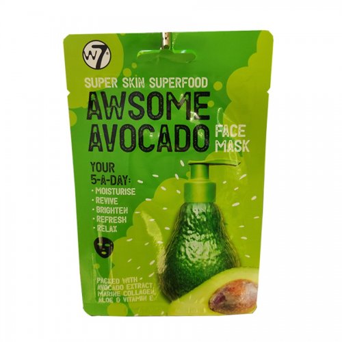 W7 Cosmetics Super Skin Superfood Awesome Avocado Face Mask 18gr