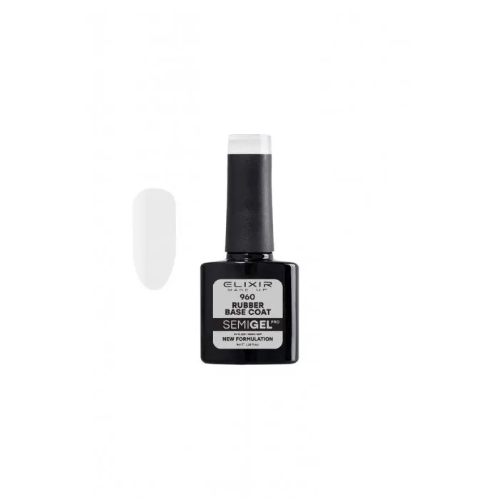 Elixir Make Up Semigel Base Coat 960 Rubber 8ml