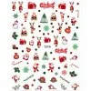 Αυτοκόλλητα Νυχιών Χριστουγεννιάτικα Nail Art Sticker no 1216