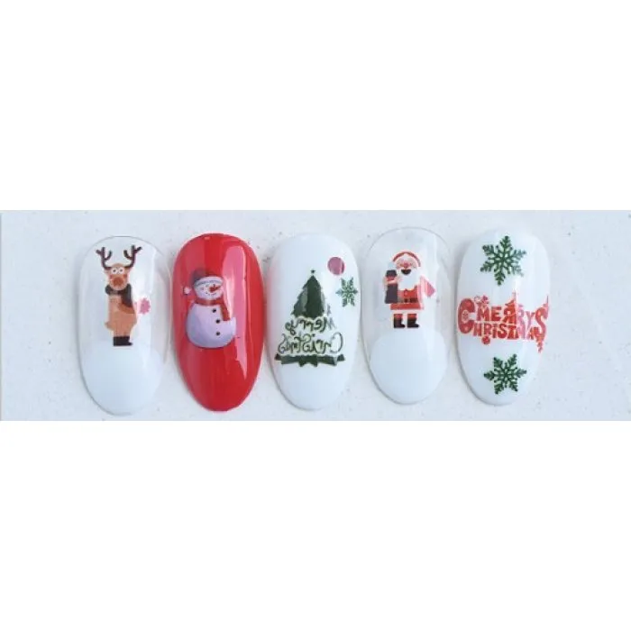 Αυτοκόλλητα Νυχιών Χριστουγεννιάτικα Nail Art Sticker no 1216