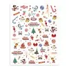 Αυτοκόλλητα Νυχιών Χριστουγεννιάτικα Nail Art Sticker no 1217