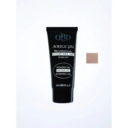 QBD Acrylic Gel UV/LED Nail Gel – Soak Off 60ml 18 Cream-Colora