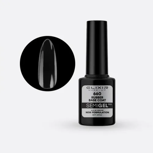 Elixir Make Up Semigel Rubber Base Coat 660 5ml