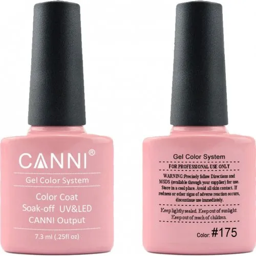 Canni Gel Color System 175 Pale Pink 7.3ml-ημιμόνιμο βερνίκι