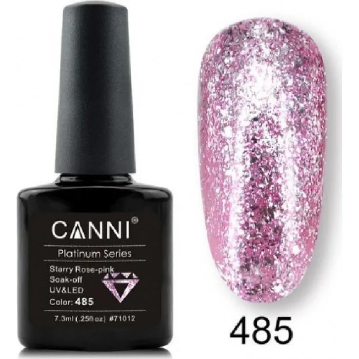 Canni Gel Color System 485 Starry Rose Pink 7.3ml-ημιμόνιμο βερνίκι