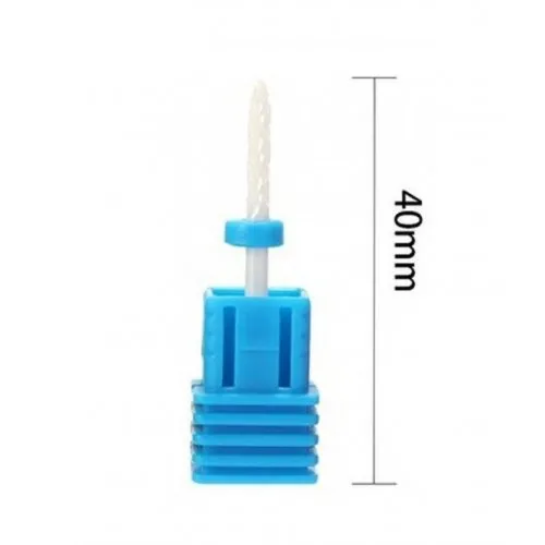 Φρέζα Κεραμική Ευθεία Ελαφρώς Μυτερό Blue Small Flame 3/32
