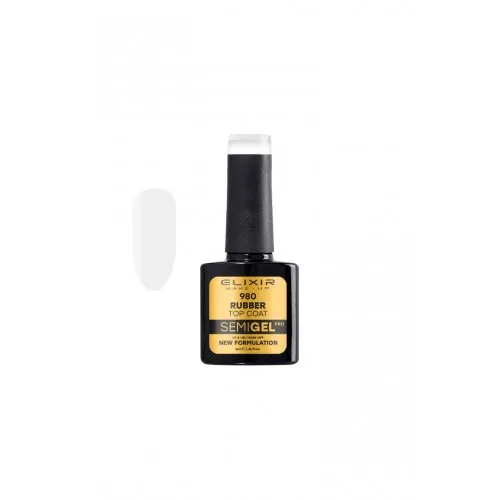 Elixir Make Up Semigel Top Coat 980 Rubber 8ml