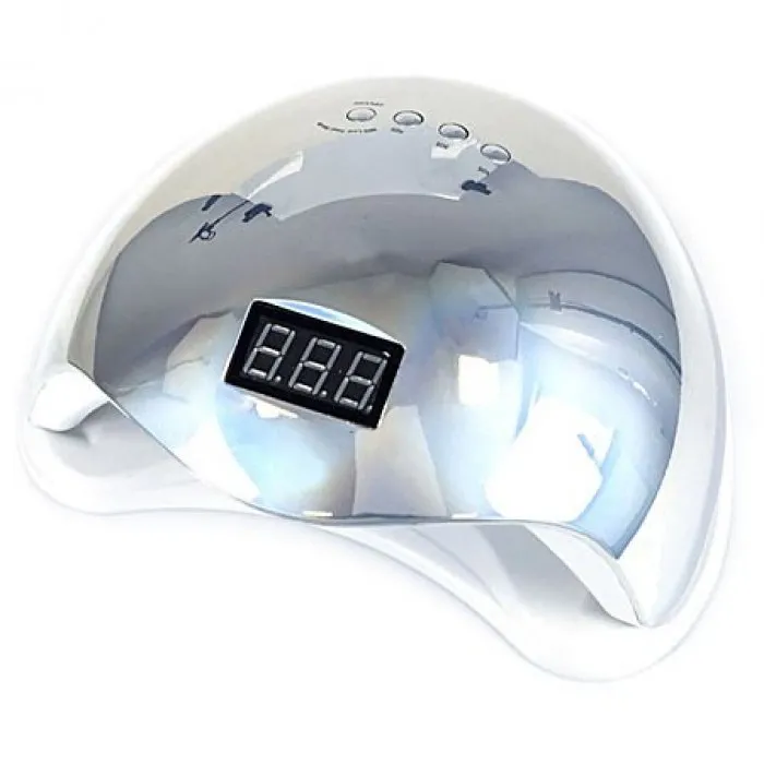Φουρνάκι Νυχιών Led Lamp 48watt Ασημί