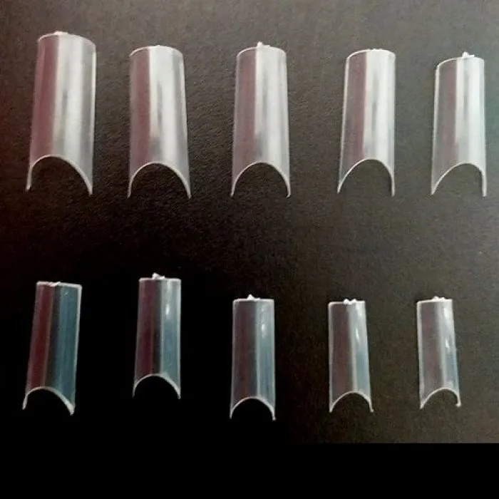 Tips Νυχιών Clear 100 τεμαχίων Τετράγωνα