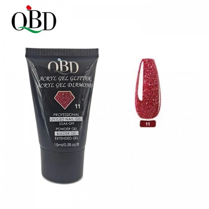 QBD Acryl Glitter Gel Diamond 15ml 11