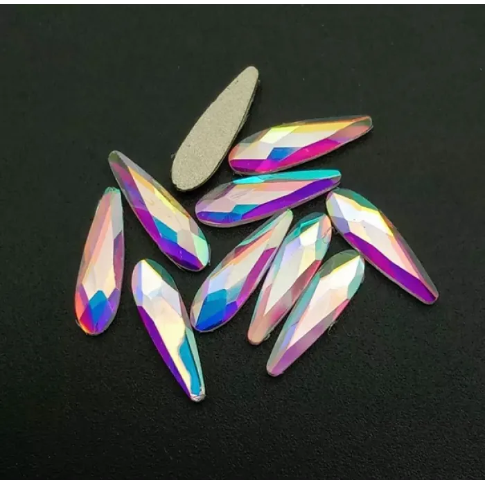 Στρας Νυχιών τύπου Swarovski 0,9mm 3D / 30τεμ. Σταγόνα