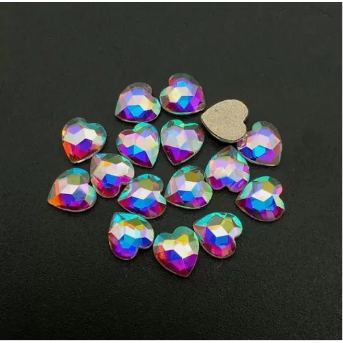 Στρας Νυχιών τύπου Swarovski 0,5mm 3D / 30τεμ. Καρδιά