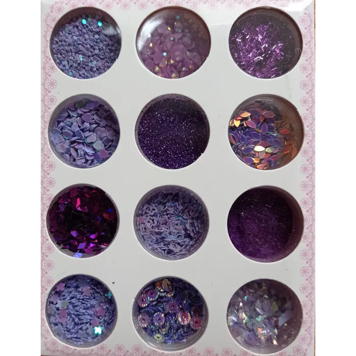 Διακοσμητικά Νυχιών 12 Βαζάκια Νο3