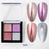 Σκόνη νυχιών mirror σε υφή pigment 4 αποχρώσεων Νο4